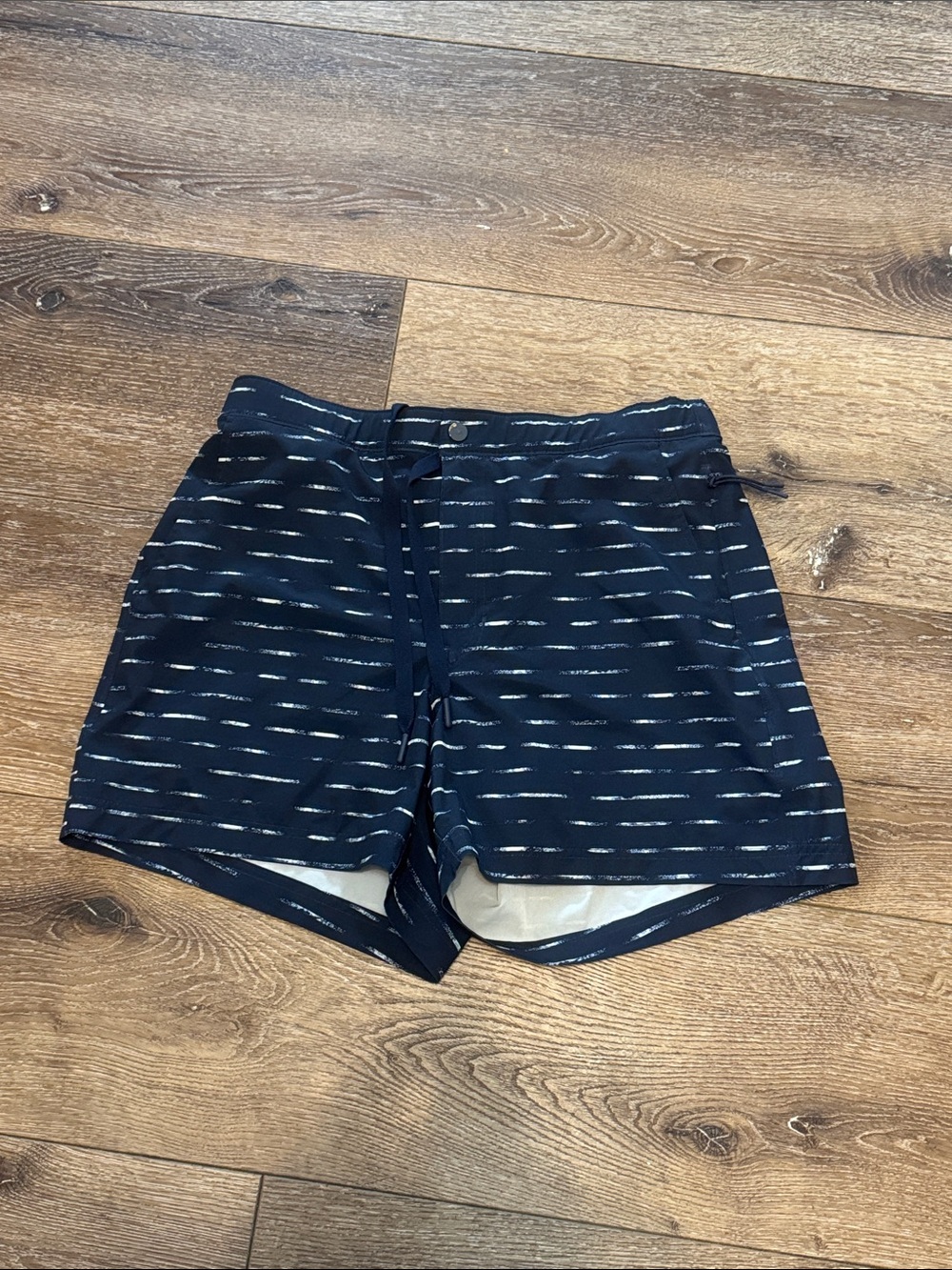 VRST navy swim trunks medium